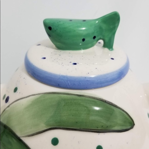 Blue Sky Ceramic Diane Leatherback Turtle Teapot - Picture 4 of 9